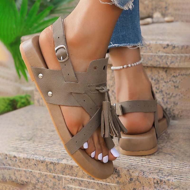 Lässige Boho-Sandalen - Damen - Soléna
