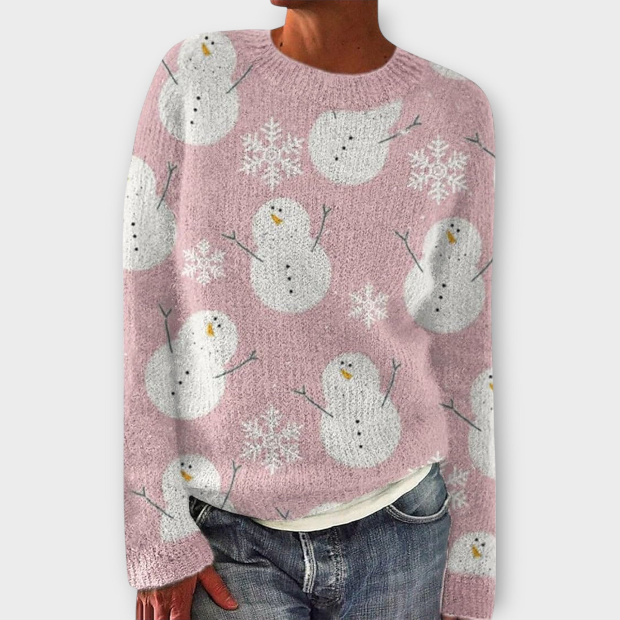 Pull Côtelé Col Roulé - Femme - Syveline