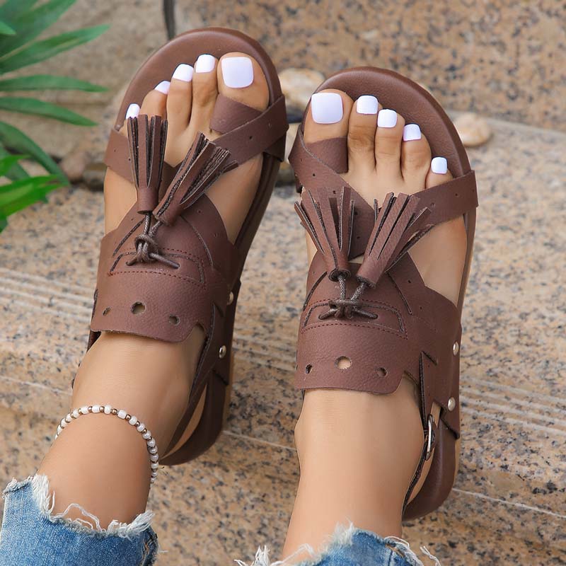 Lässige Boho-Sandalen - Damen - Soléna