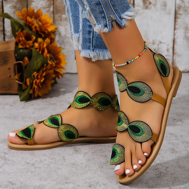 Boho-Strandsandalen - Damen - Pavena