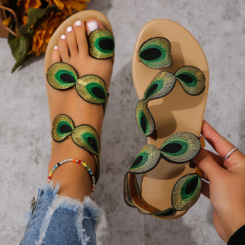 Boho-Strandsandalen - Damen - Pavena