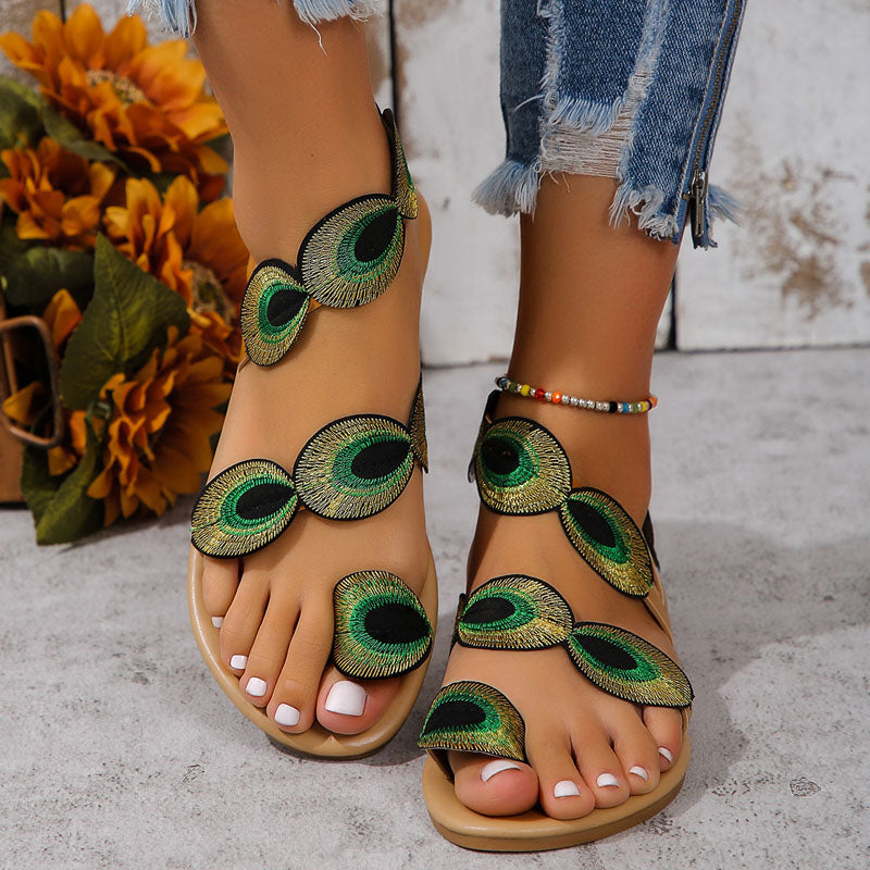 Boho-Strandsandalen - Damen - Pavena