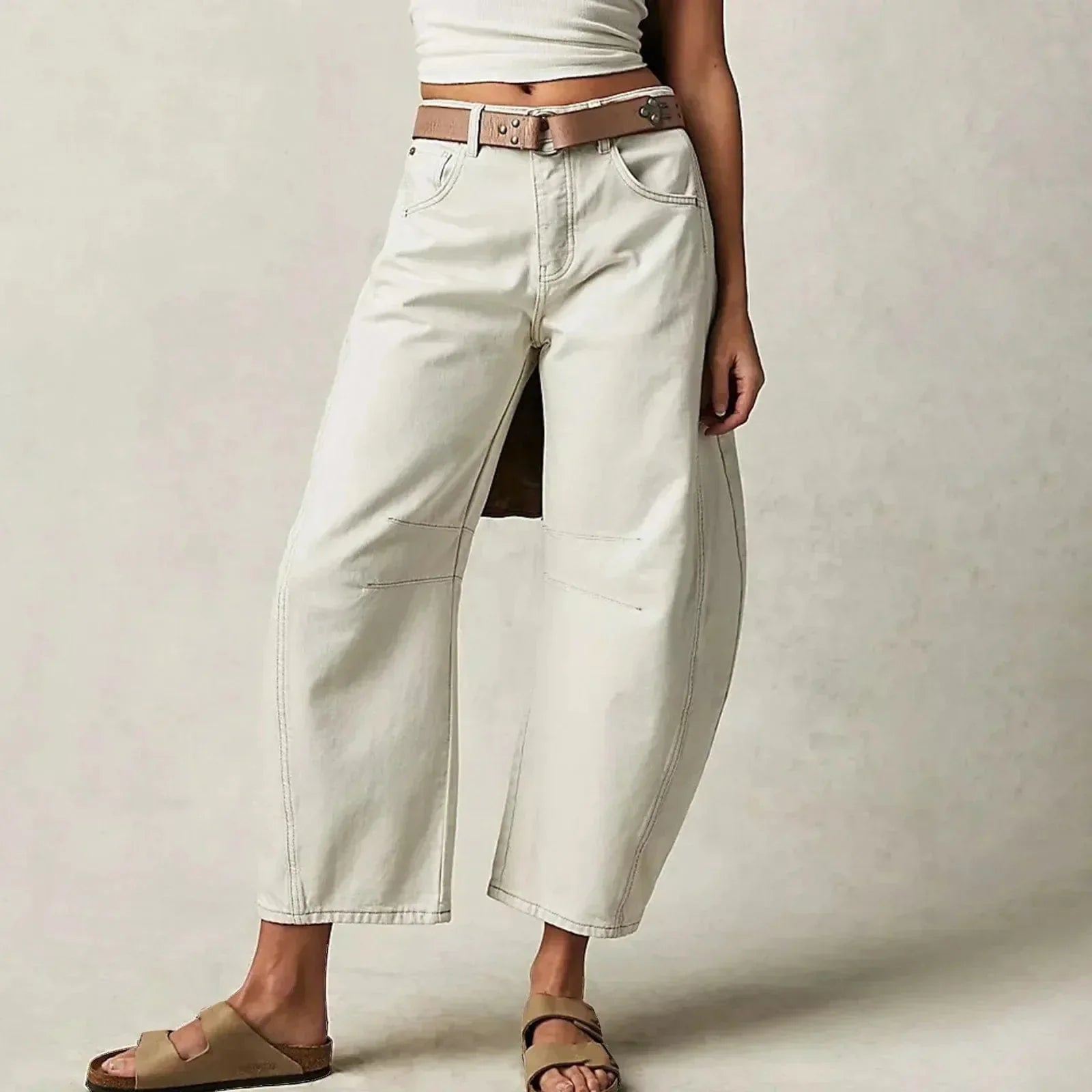 Jean Droit Taille Haute - Damen - Lauryn
