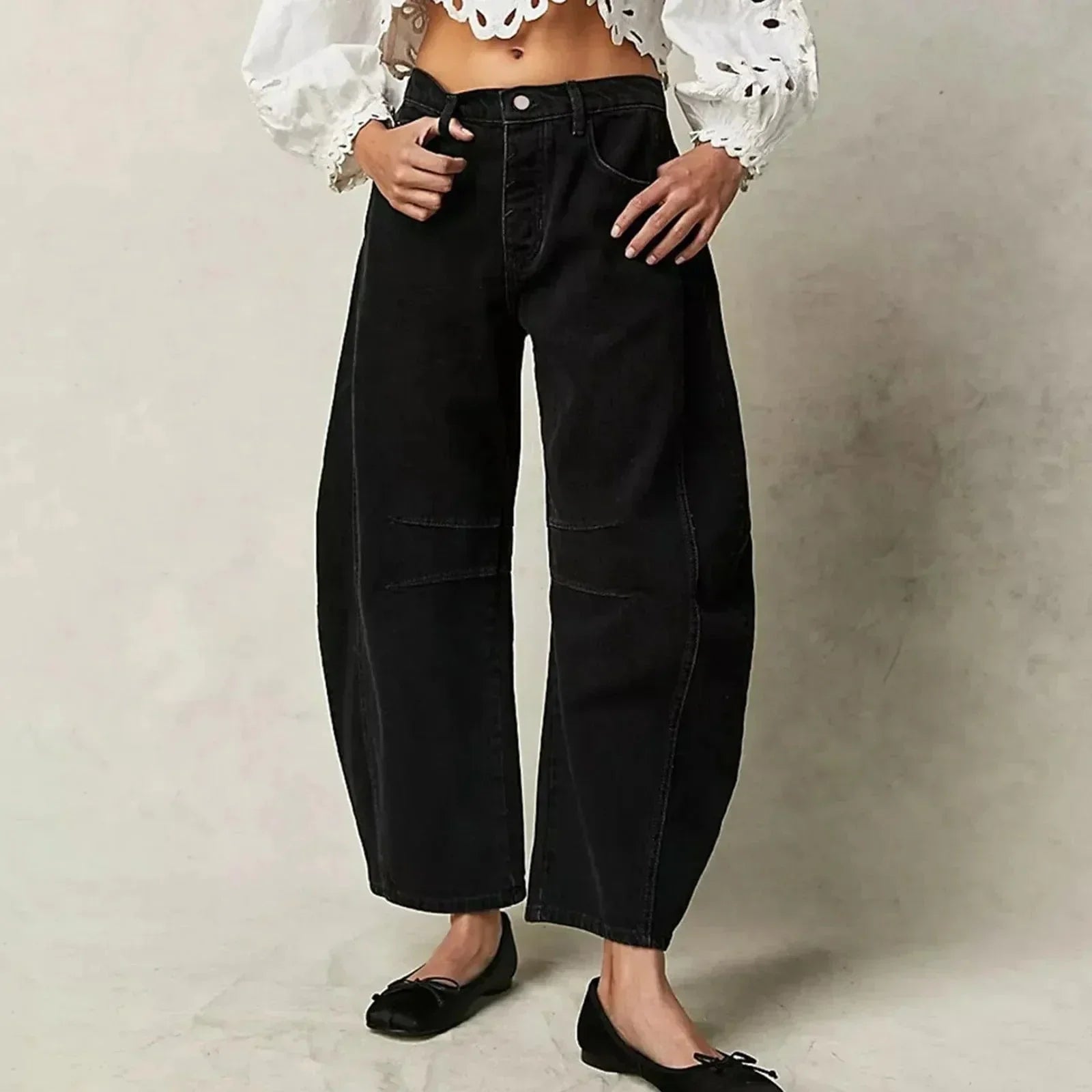 Jean Droit Taille Haute - Damen - Lauryn