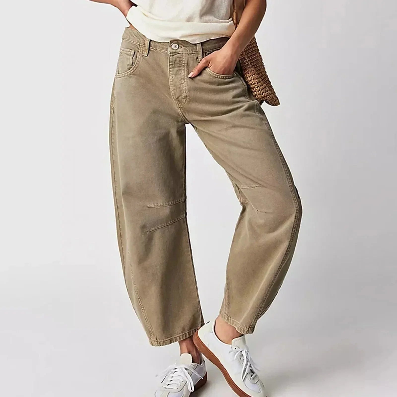 Jean Droit Taille Haute - Damen - Lauryn