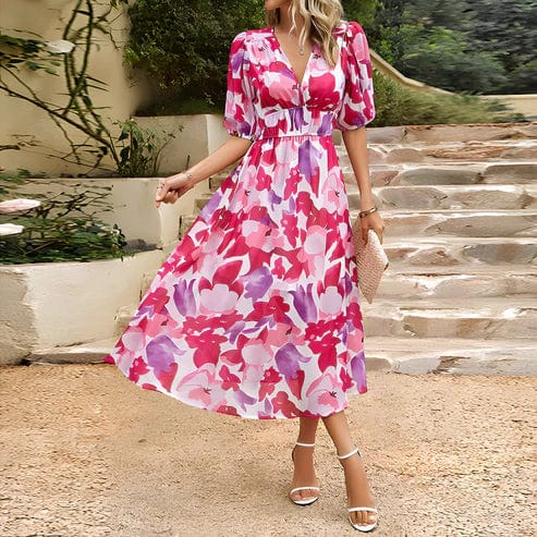 Elegantes Midikleid aus Polyester – Damen – Céline