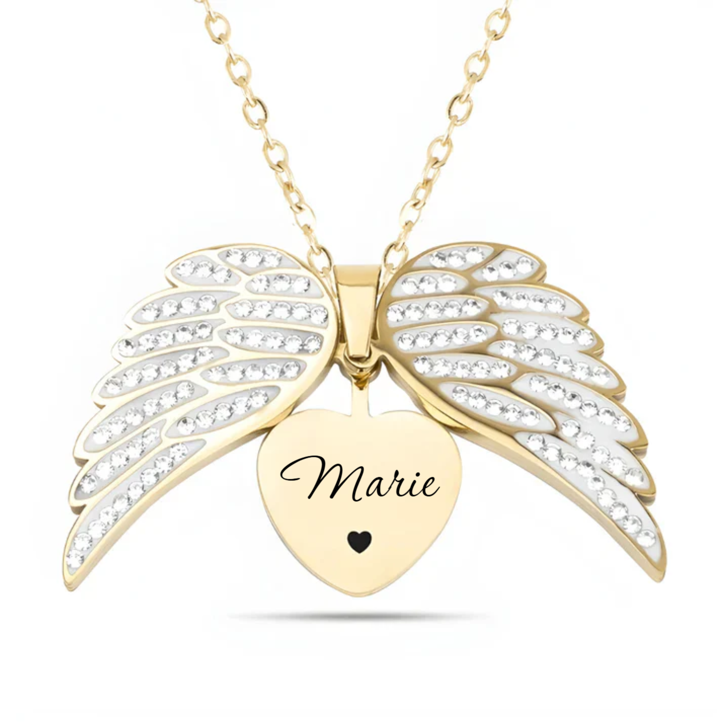 Collier Ailes d'Amour Personalized - My Angel
