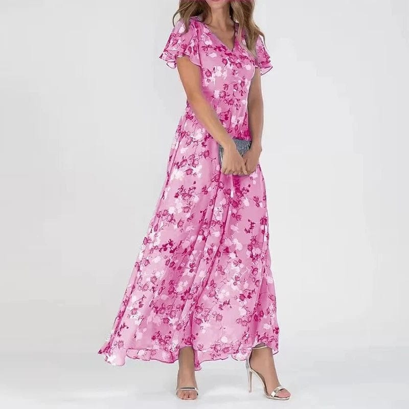Robe d'Été Colorée en Polyester - Femme - Zarela