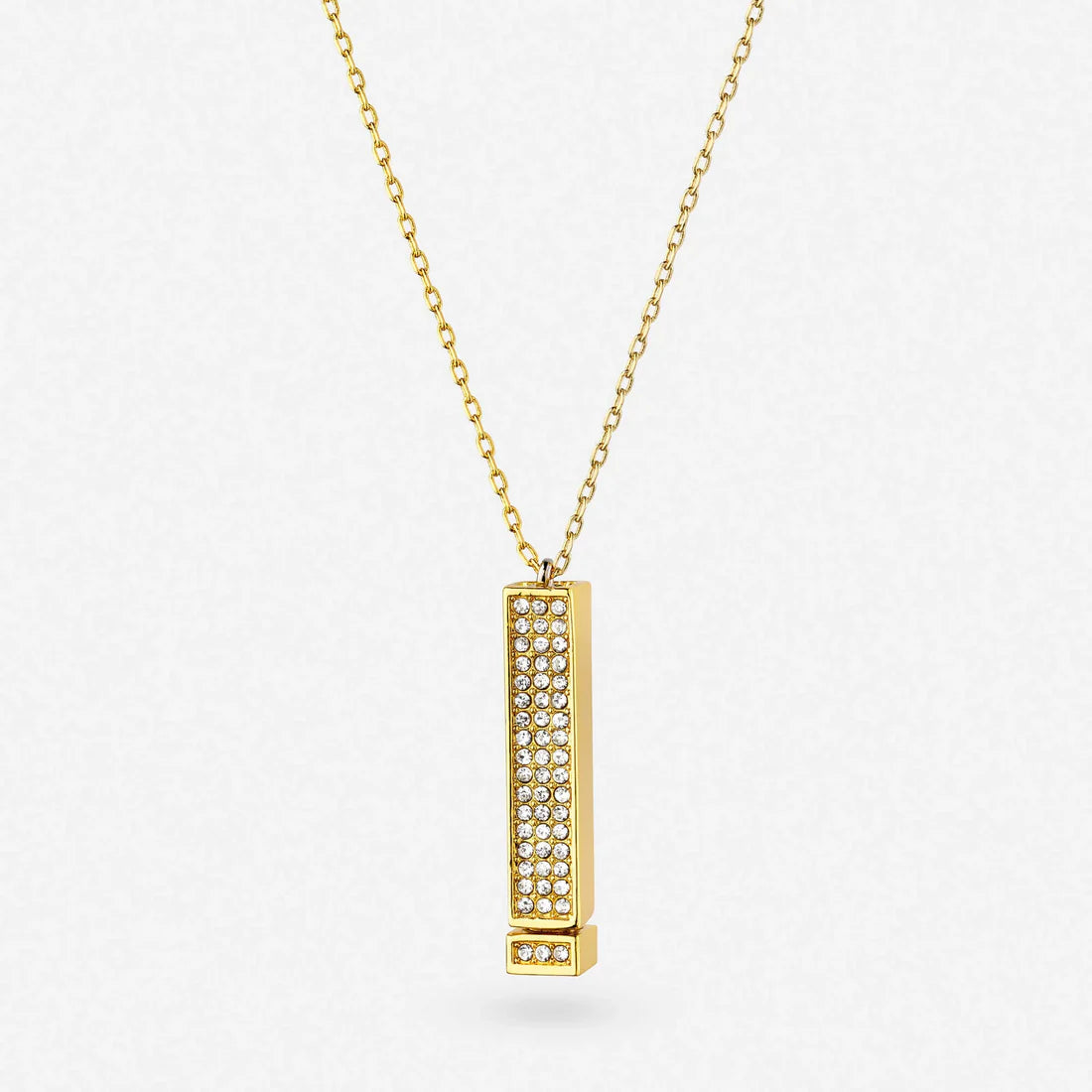 Necklace Acier Inoxydable Femme – Message Lumière d'Amour