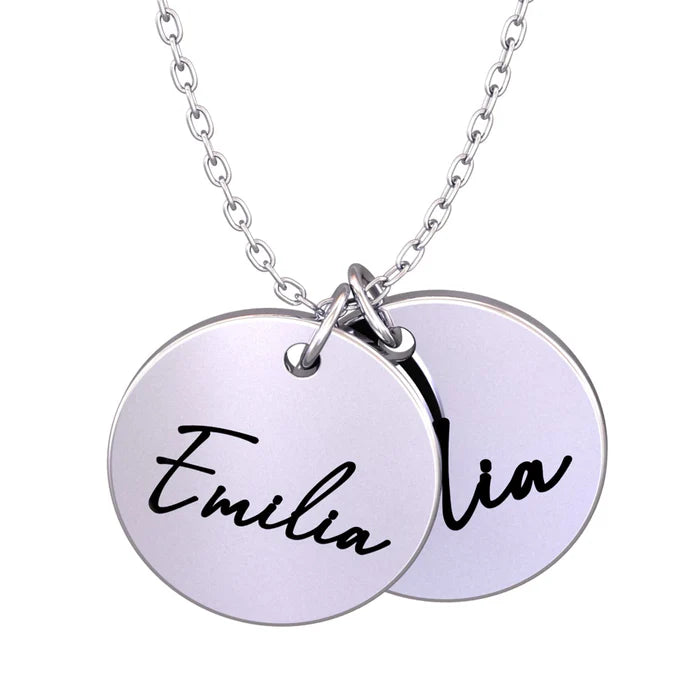 Edelstahl-Halskette für Damen – Personalisierter Medaillon