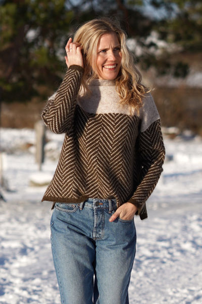 Pull Oversize Col Roulé - Femme - Niraya
