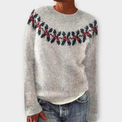 Pull Côtelé Col Roulé - Femme - Syveline