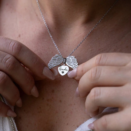 Collier Ailes d'Amour Personalized - My Angel