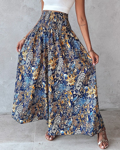 Pantalon Large Taille Haute - Femme - Karvya