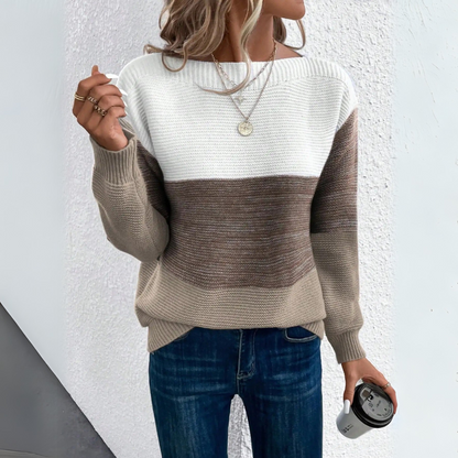 Pull Oversize Col Roulé - Femme - Saralya
