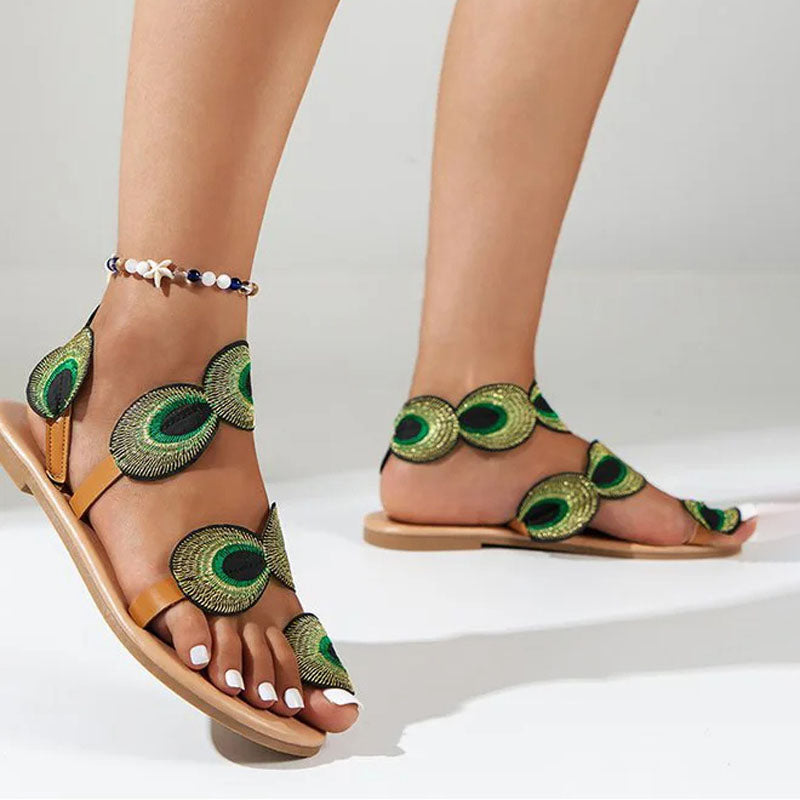 Sandals de Plage Bohèmes - Femme - Pavena