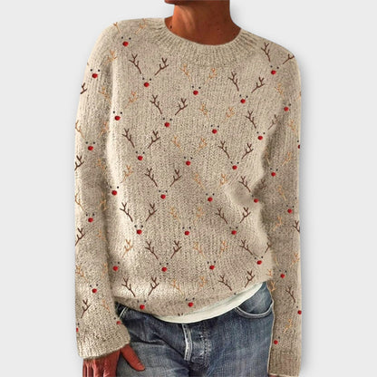 Pull Côtelé Col Roulé - Femme - Syveline