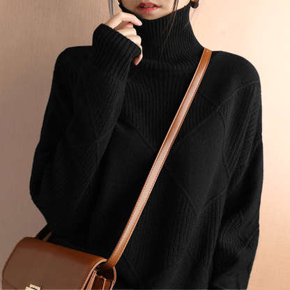 Pull Zippé Col Montant - Femme - Myrelle