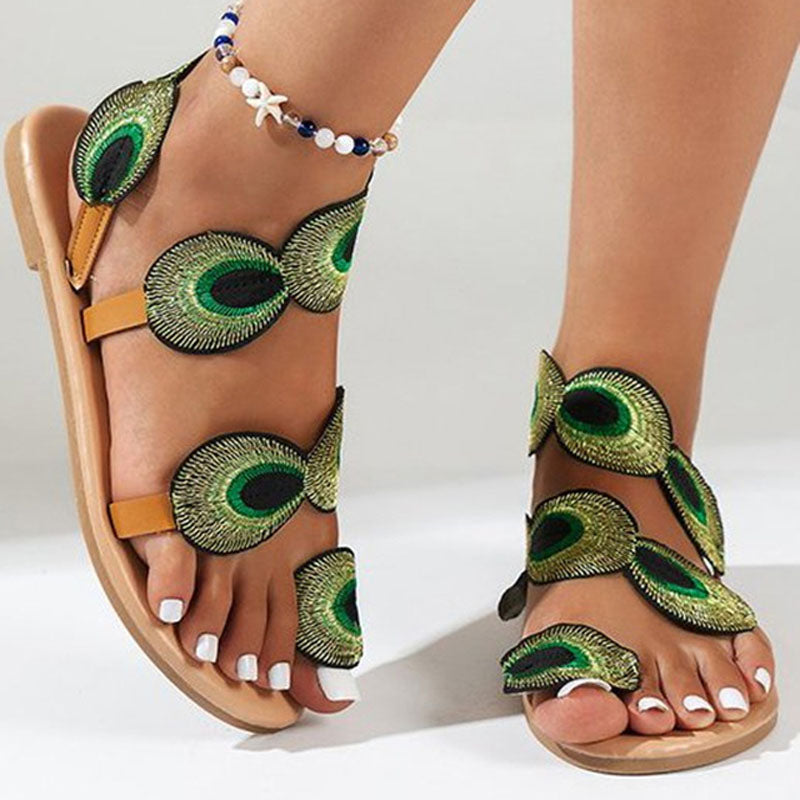Sandals de Plage Bohèmes - Femme - Pavena