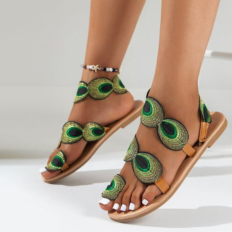 Sandals de Plage Bohèmes - Femme - Pavena