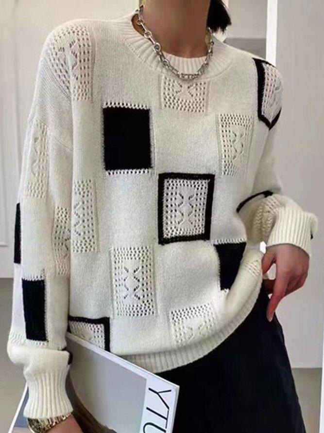 Pull Col Rond Basic - Femme - Alvéria