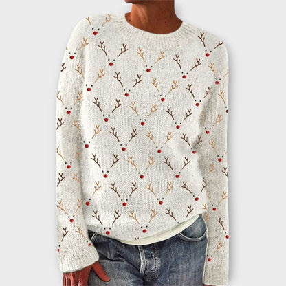 Pull Côtelé Col Roulé - Femme - Syveline