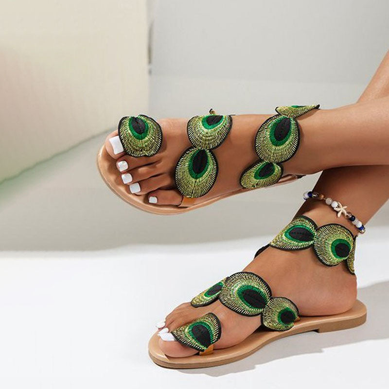 Sandals de Plage Bohèmes - Femme - Pavena
