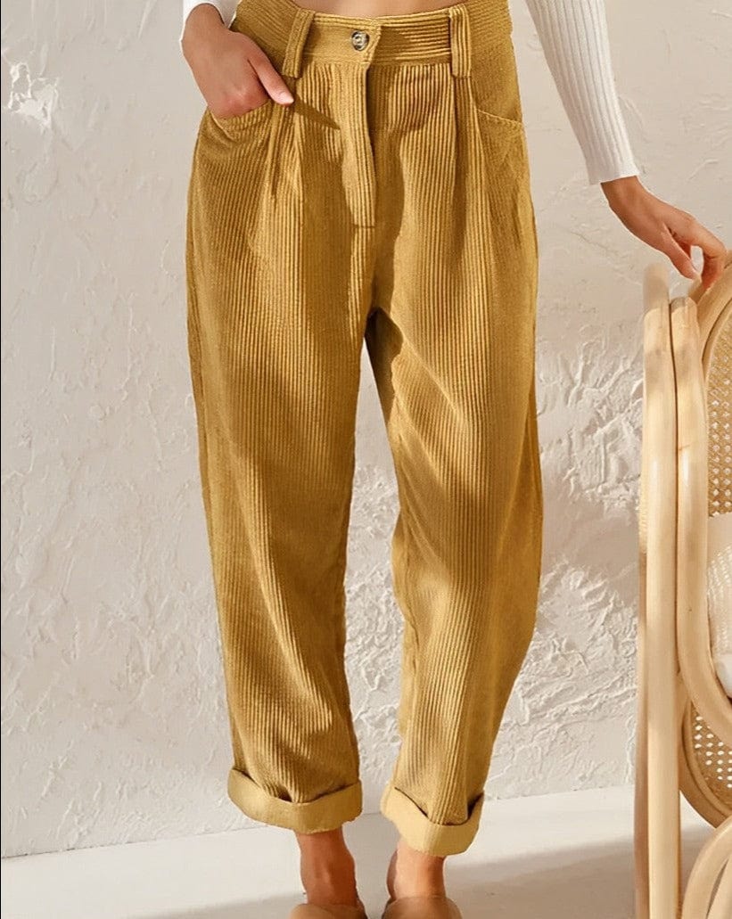 Pantalon en Velours Côtelé - Femme - Julora
