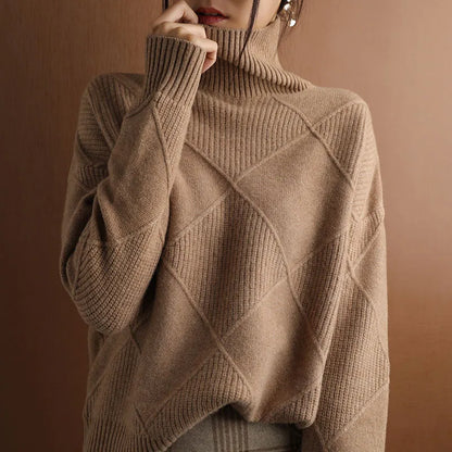 Pull Zippé Col Montant - Femme - Myrelle