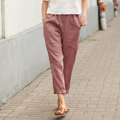 Pantalon Uni - Femme - Lureva