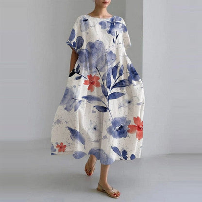 Elegantes Kleid mit Blumenmuster – Damen – Madeleine