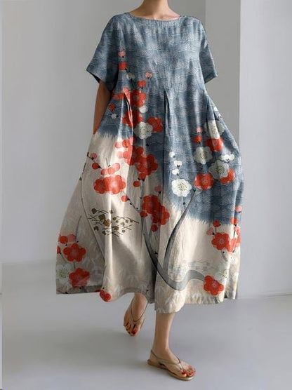 Elegantes Kleid mit Blumenmuster – Damen – Madeleine