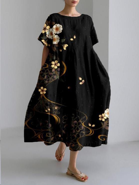 Elegantes Kleid mit Blumenmuster – Damen – Madeleine