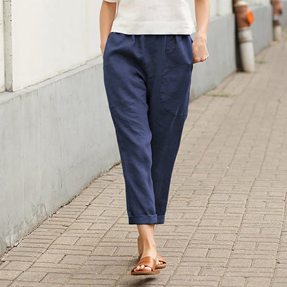 Pantalon Uni - Femme - Lureva