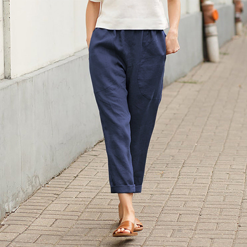 Pantalon Uni - Femme - Lureva
