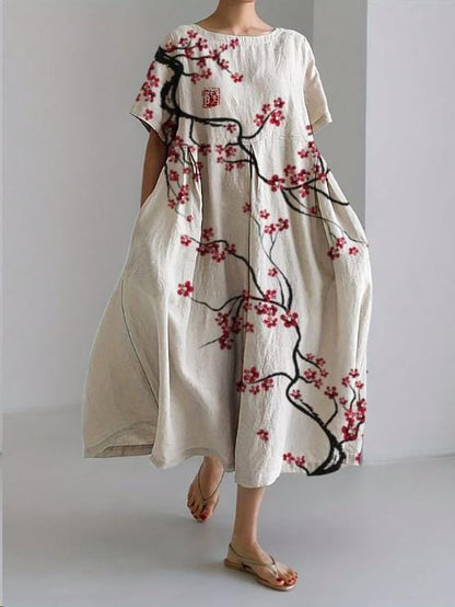 Elegantes Kleid mit Blumenmuster – Damen – Madeleine