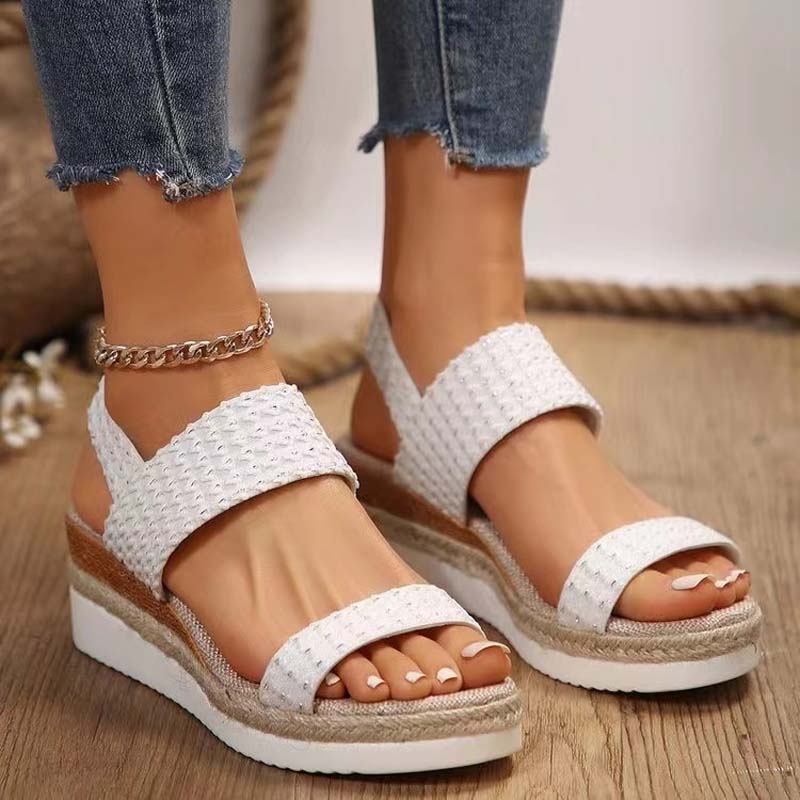 Lässige Keilsandalen - Damen - Solina
