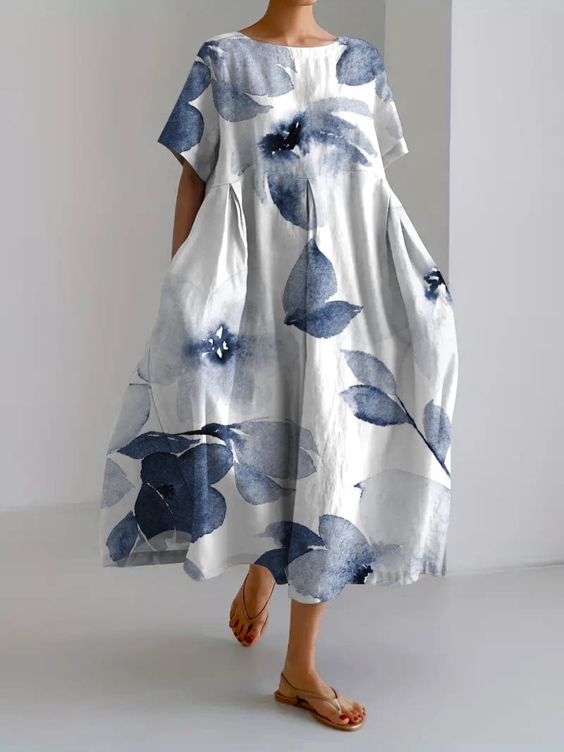 Elegantes Kleid mit Blumenmuster – Damen – Madeleine