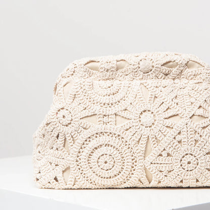 Geflochtene Boho-Tasche Handgefertigt - Stroh - Damen - Bohemia