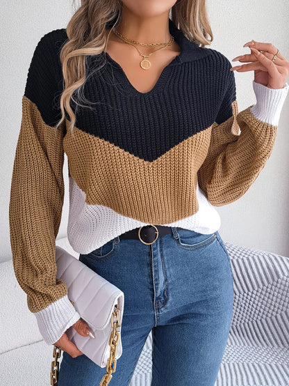 Pull Oversize mit Rollkragen - Damen - Phaelya