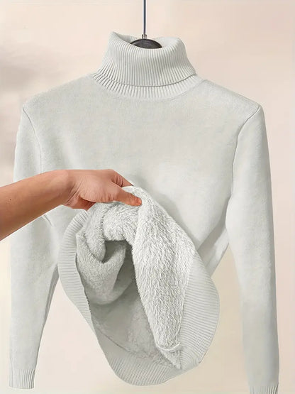 Pull Doublé en Velours - Femme - Velarya