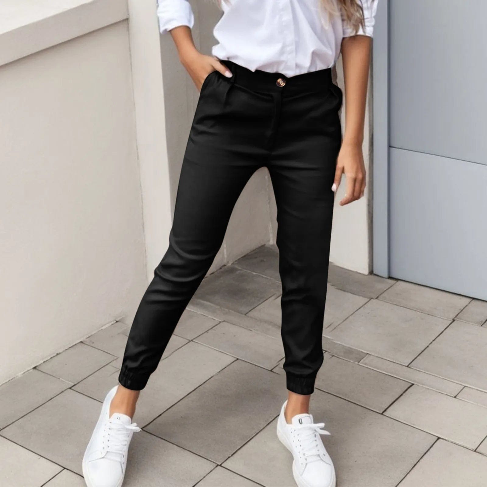 Pantalon Moulant Extensible - Femme - Levara