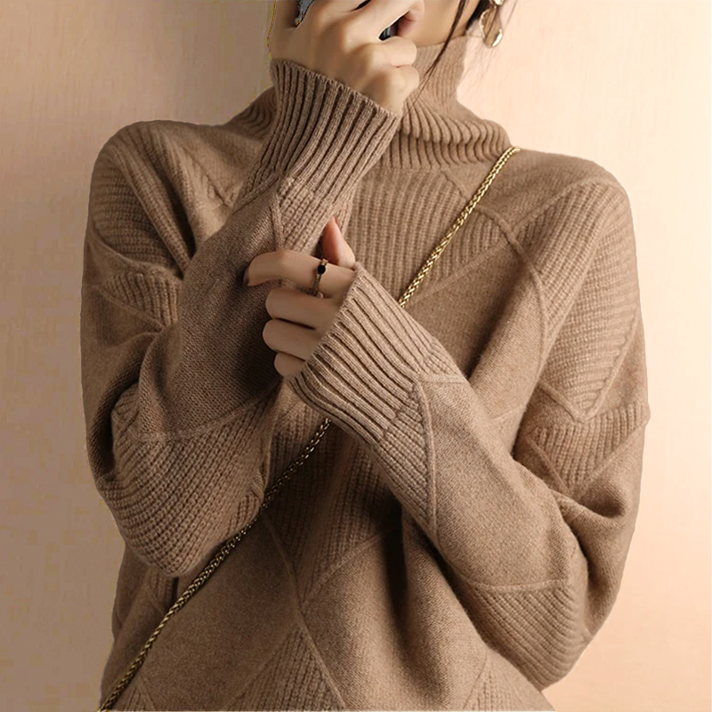 Pull Zippé Col Montant - Femme - Myrelle