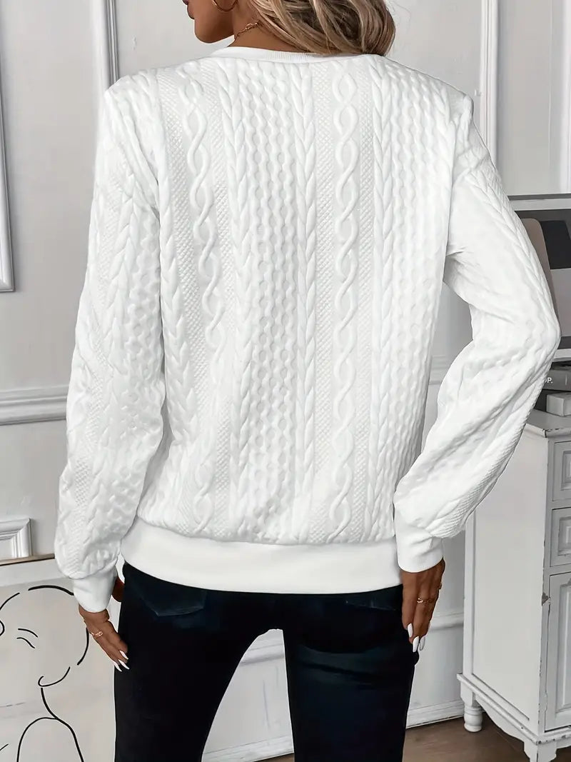 Pull Côtelé Col Roulé - Femme - Aurélya