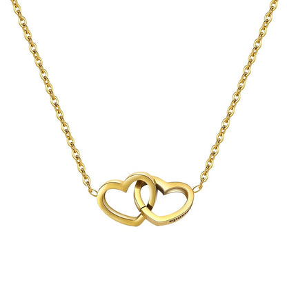 Collier personnalisé avec cœurs entrelacés – Éternelle®
