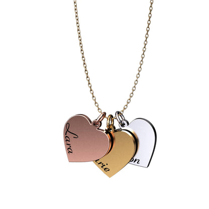Necklace personalized à cœurs – Amélia®