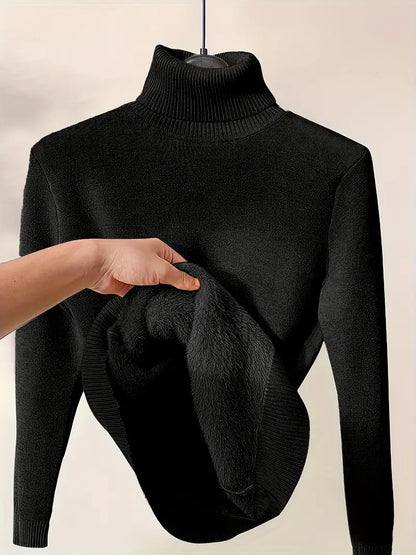 Pull Doublé en Velours - Femme - Velarya