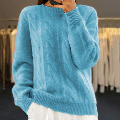 Pull Zippé Côtelé - Femme - Tivanya